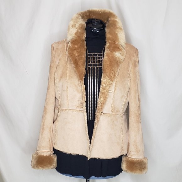 NYC and CO Faux Shearling Furry Jacket - Picture 2 of 15